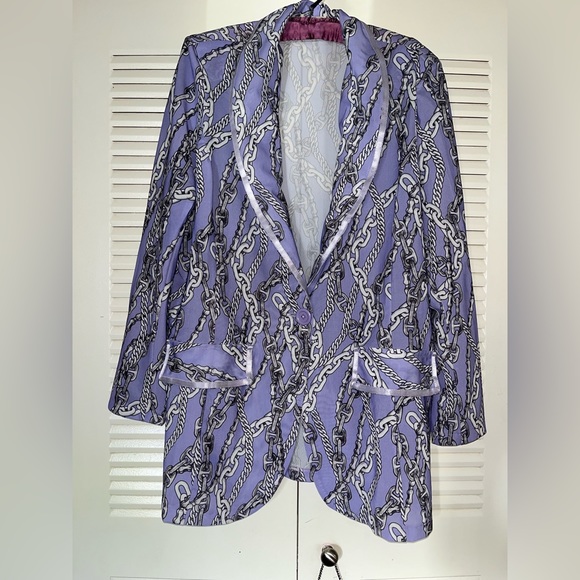 Lavender Luxe Lock Me Up Boyfriend Blazer - Picture 4 of 7